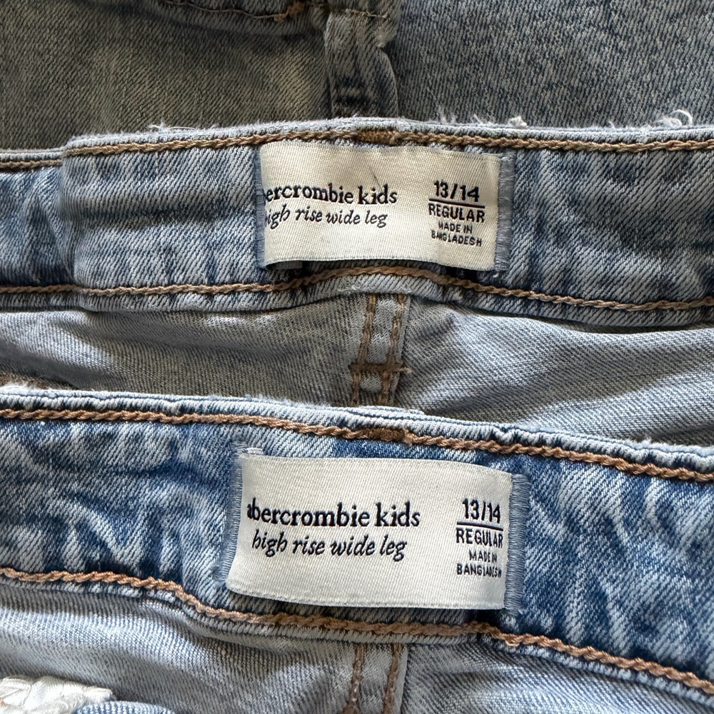 Abercrombie Kids Wide Leg Jeans - Picture 3 of 3
